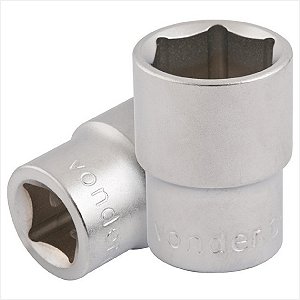 Soquete sextavado com encaixe de 1/2" 21 mm - Vonder