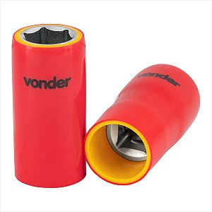 Soquete sextavado isolado encaixe de 1/2" 14,0 mm IEC60900 - Vonder