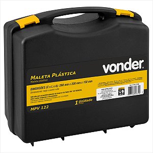 Maleta plástica 290 mm x 150 mm x 330 mm MPV 122 - Vonder