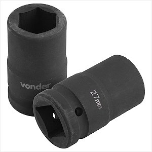 Soquete sextavado de impacto 1" x 27,0 mm para desforcímeto - Vonder