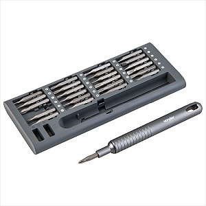 Kit de bits/ponteiras de precisão 51 peças encaixe sextavado 4 mm - Vonder