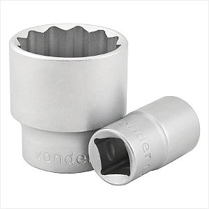 Soquete estriado com encaixe de 1/2" 28 mm - Vonder