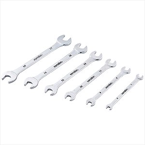 Kit de chaves fixas 6 mm a 17 mm cromadas - Vonder