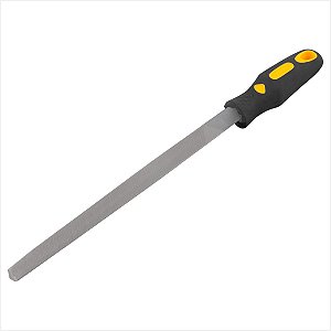 Lima triangular bastarda 10" com cabo encartelada - Vonder