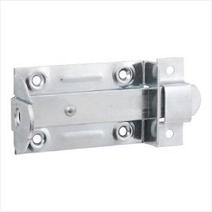 Fecho chato com porta-cadeado 5" - 127 mm zincado - Vonder