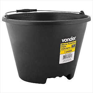 Balde plástico para concreto 12 litros - Vonder