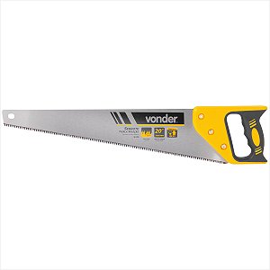 Serrote 20" aço carbono tripla afiação cabo plástico emborrachado SE 200 Vonder
