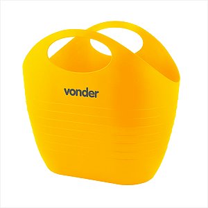 Bolsa plástica multiuso 20 litros amarela - Vonder