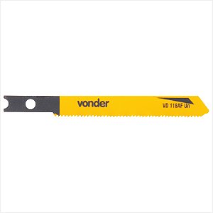 Lâmina de serra tico-tico VD 118AF-M 5 peças - Vonder