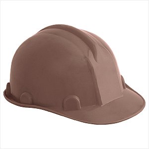 Capacete marrom com aba frontal - Vonder