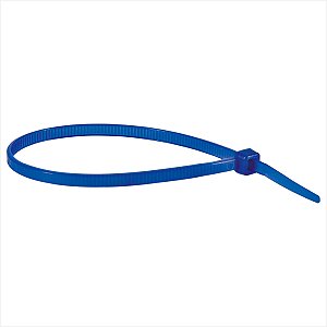 Abraçadeira de nylon azul 200 mm x 3,6 mm 100 unidades - Vonder