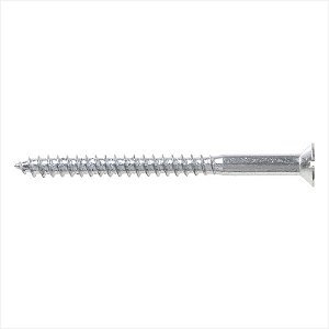 Parafuso madeira 4,8 mm x 65 mm cabeça chata zincado 100 peças - Vonder