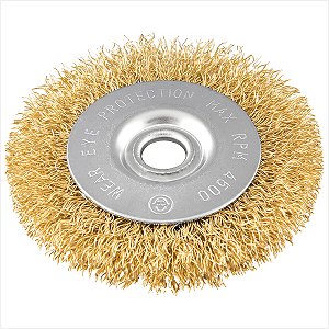Escova circular 4" x 1/2" x 1/2" (101,6 x 12,7 x 12,7 mm) - Vonder