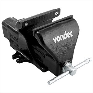 Torno de bancada fixo n° 5 em ferro fundido nodular - Vonder
