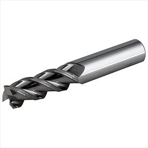 Fresa topo 12,0 mm em metal duro 3 cortes polida - Vonder