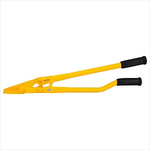 Tesoura para fitas de aço de 3/8" a 2" espessura até 1,2 mm - Vonder