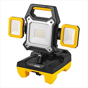 Refletor de LED intercambiável de 18 V sem bateria e carregador IRV 1848 Vonder
