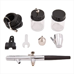 Aerógrafo com acessórios AJ 008 - Vonder