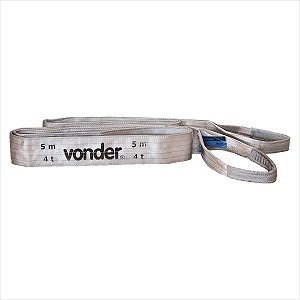 Cinta para elevação de cargas 7:1 5,0 m 4,0 tf cinza CE 450 - Vonder