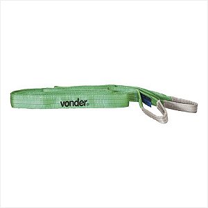 Cinta para elevação de cargas 7:1 5,0 m 2,0 tf verde CE 250 - Vonder