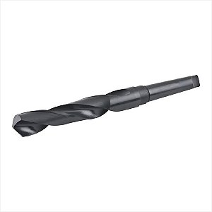 Broca de aço rápido 35,00 mm DIN 345 CM4 HSS preta - Vonder