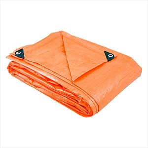 Lona de polietileno laranja 10 m x 4 m - Vonder