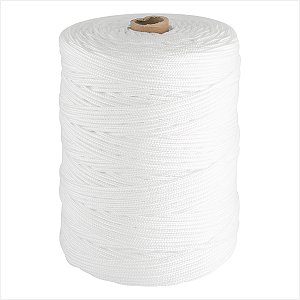 Corda multifilamento trançada 4,0 mm x 400 m branca - Vonder