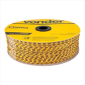 Corda multifilamento trançada 4,0 mm x 360 m cores diversas Vonder