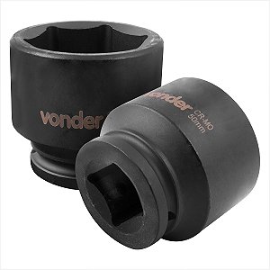 Soquete sextavado de impacto encaixe de 3/4" x 50,0 mm - Vonder