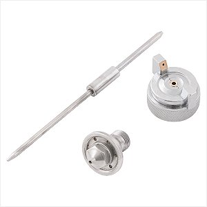 Kit de agulha e bico de 1,8 mm capa e anel para pistola de pintura PSV 100 Vonder