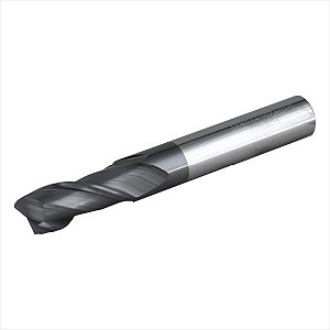 Fresa topo 10,0 mm em metal duro 2 cortes - Vonder