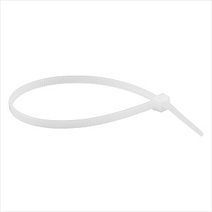 Abraçadeira de nylon branca 200 mm x 3,6 mm com 1.000 peças - Vonder