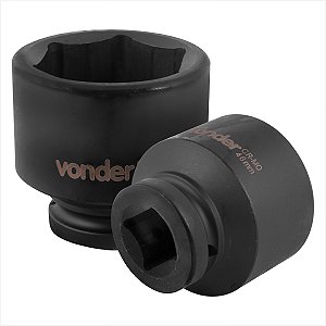 Soquete sextavado de impacto encaixe de 3/4" x 46,0 mm - Vonder