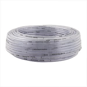 Mangueira cristal 1/4" x 2,0 mm rolo 50 m - Vonder