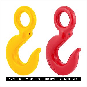 Gancho olhal em aço 3,00 T - 1/2" sem trava pintado - Vonder