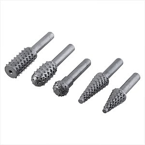 Kit de limas rotativas 5 peças - NOVE54