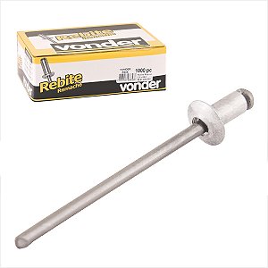 Rebite de repuxo 2,4 x 6,0 mm pacote com 100 peças - Vonder