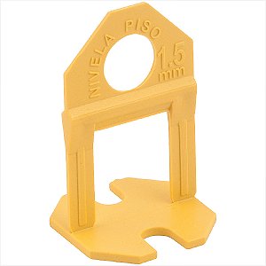 Espaçador e nivelador para piso 1,5 mm amarelo - Vonder
