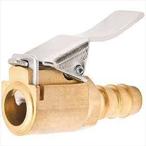 Bico simples para encher pneus com presilha - Vonder