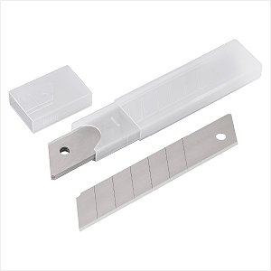 Lâmina para estilete largo 25,0 mm tubete com 10 peças - Vonder