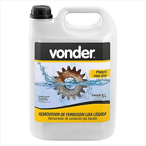 Removedor de ferrugem lixa líquida 5 litros - Vonder