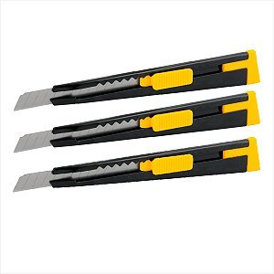 Kit com 3 Estilete 9 mm - Vonder