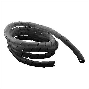 Protetor de cabos espiral 25 mm preto - Vonder