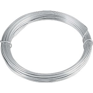 Arame galvanizado BWG 18 1,24 mm rolo com 10 metros Vonder
