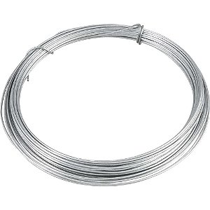 Arame galvanizado BWG 20 0,89 mm rolo com 10 metros Vonder