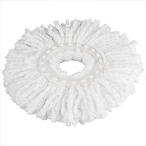 Refil de microfibra para rodo MOP giratório com cesto em aço inox - Vonder