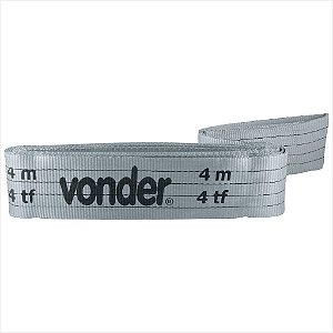 Cinta plana sem fim (tipo anel) elevação de cargas 7:1 4,0 m 4 tf - Vonder