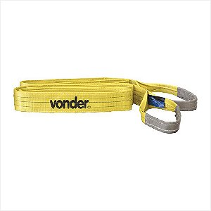 Cinta para elevação de cargas 7:1 3,0 m 3,0 tf amarela CE 330 - Vonder