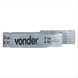 Cinta plana sem fim (tipo anel) elevação de cargas 7:1 3,0 m 4 tf - Vonder