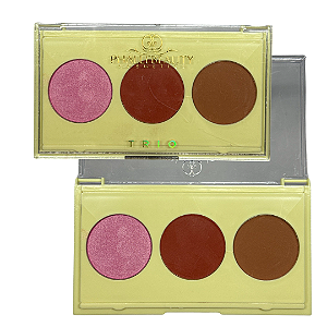 Contorno Blush e Iluminador Phallebeauty